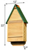 Bat Lodge, Double Cavity, 48 bats, Green Roof - BirdHousesAndBaths.com