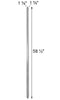 Telescoping Aluminum Triangular Pole, 12' - BirdHousesAndBaths.com