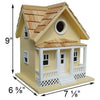 Beachside Cottage Bird House, Yellow - BirdHousesAndBaths.com