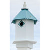 Bluebird Bird House, Hexagonal with Verdigris Roof - BirdHousesAndBaths.com