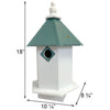 Bluebird Hexagonal Bird House with Verdigris Roof - BirdHousesAndBaths.com