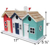 Brighton Beach Huts Bird House - BirdHousesAndBaths.com