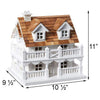 Cape Cod Bird House with Bracket - BirdHousesAndBaths.com
