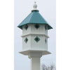 Chateau Bird House with Verdigris Roof - BirdHousesAndBaths.com