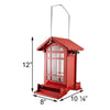 Chateau Squirrel Resistant Weight Sensitive Bird Feeder - BirdHousesAndBaths.com