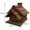 Conestoga Log Cabin Bird House - BirdHousesAndBaths.com
