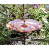 Copper Colored Hummingbird Bird Bath and Stake - BirdHousesAndBaths.com