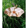Copper Colored Hummingbird Bird Bath and Stake - BirdHousesAndBaths.com