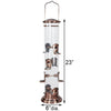 Copper Mega Tube Bird Feeder - BirdHousesAndBaths.com