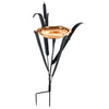 Copper Single Cattail Bird Bath - BirdHousesAndBaths.com