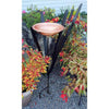 Copper Single Cattail Bird Bath - BirdHousesAndBaths.com