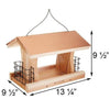 Coppertop Deluxe Seed & Suet Bird Feeder - BirdHousesAndBaths.com