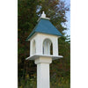 Dogwood Bird Feeder with Verdigris Roof - BirdHousesAndBaths.com