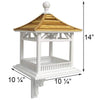 Dream House Bird Feeder with Bracket - BirdHousesAndBaths.com