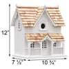 Gingerbread Cottage Bird House with Mounting Bracket - BirdHousesAndBaths.com