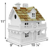 Novelty Cottage Bird House with Bracket - BirdHousesAndBaths.com