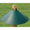 Post Mount Green Squirrel Baffle - BirdHousesAndBaths.com