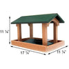 Recycled Plastic Premier Hopper Bird Feeder - BirdHousesAndBaths.com