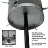Rustic Farmhouse Mesh Silo Bird Feeder - BirdHousesAndBaths.com