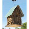 Summer Camp Bark Cabin Bird Houses, Set of 3 - BirdHousesAndBaths.com