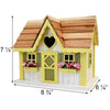 Sweetheart Cottage Bird House - BirdHousesAndBaths.com