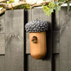 Wooden Acorn Bird House - BirdHousesAndBaths.com