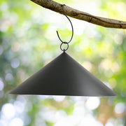 Hanging Squirrel Baffle, Black, 18.25" dia. - BirdHousesAndBaths.com