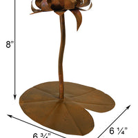 Copper Lotus Dripper Fountain