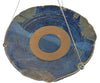 Anthony Stoneware Ceramic Bird Bath, Medium, French Blue
