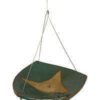 Anthony Stoneware Ceramic Bird Bath, Small, Teal