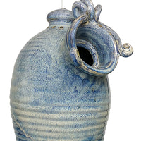 Anthony Stoneware Hanging Bluebird House, French Blue