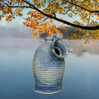 Anthony Stoneware Hanging Bluebird House, French Blue