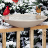 Allied Precision Deck Mounted Heated Bird Bath, Stone Color