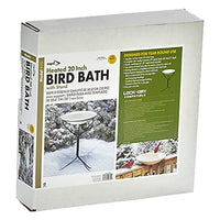 Allied Precision Heated Bird Bath with Metal Stand