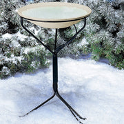 Allied Precision Heated Bird Bath with Metal Stand - BirdHousesAndBaths.com