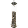 Seed Tube Wild Bird Feeder, Medium, Nickel - BirdHousesAndBaths.com
