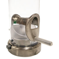Seed Tube Wild Bird Feeder, Medium, Nickel - BirdHousesAndBaths.com