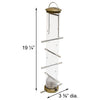 Thistle Tube Wild Bird Feeder, Large, Antique Brass