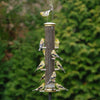 Thistle Tube Wild Bird Feeder, Large, Antique Brass