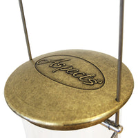 Big Tube Wild Bird Feeder, Antique Brass