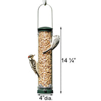 Quick-Clean Peanut Mesh Bird Feeder, Spruce