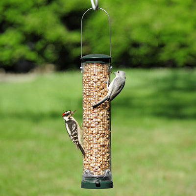 Quick-Clean Peanut Mesh Bird Feeder, Spruce