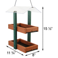 Audubon Going Green Double Platform Bird Feeder
