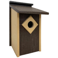 Audubon Contemporary Recycled Plastic Brown Bluebird House