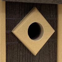 Audubon Contemporary Recycled Plastic Brown Bluebird House