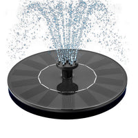 Solar Powered Birdbath Fountain