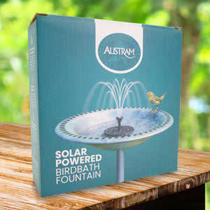 Solar Powered Birdbath Fountain