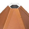 Azalea Bird Feeder with Hammered Copper Colored Metal Roof - BirdHousesAndBaths.com