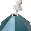 Azalea Bird Feeder with Verdigris Colored Metal Roof