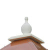 Carriage Bird House with Hammered Copper Colored Metal Roof